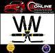 FIA Approved 6-POINT Racing Harness QUICK RELEASE Black race seat belt