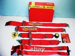 Ferrari 360 Seat Belts Six Point Harness Challenge SABELT 183380 NEW IN BOX OEM