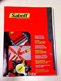 Ferrari 360 Seat Belts Six Point Harness Challenge SABELT 183380 NEW IN BOX OEM