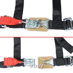 Fit For Polaris RZR XP S 4 1000 Seat Belt Harness 4 Pack 4 Point 2 Padded