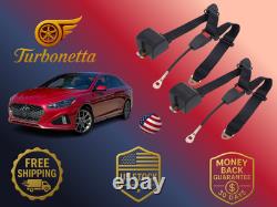 Fit Hyundai Front Seat Belts 2pcs Adjustable Firm Lock Secure Grip Durable
