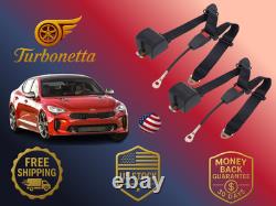 Fit Kia Front Seat Belts 2pcs Adjustable Firm Lock Secure Steady Security