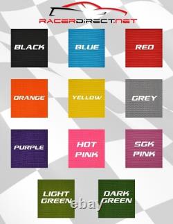 Floor Mounted Blue Safety Harness Sfi 16.1 5 Point 3 Latch & Link Seat Belt