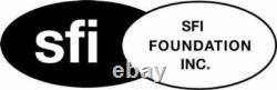 Floor Mounted Blue Safety Harness Sfi 16.1 5 Point 3 Latch & Link Seat Belt