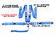 Floor Mounted Sfi 16.1 Racing Harness Universal 5 Point Seat Belt 3 Cam Lock