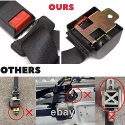 For All Kia Seat Belts 2pcs Front Adjustable 3 Point Safety Replacement