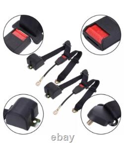 For All Nissan Kicks Seat Belts 2 Front Seat Adjustable 3 Point OEM Replacement