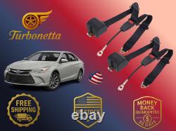 For All Toyota Front Seat Belts 2pcs Adjustable Firm Lock Secure Grip Security