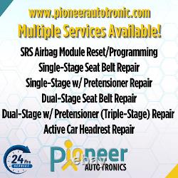 For Chevrolet Seat Belt Single-Stage with Pretensioner Deployed Repair Service