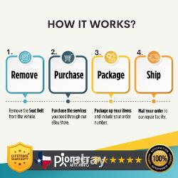 For Dodge Hornet Seat Belt Dual-Stage with Pretensioner Repair Service