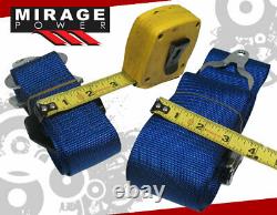 For Pair 3 Shoulder Strap 5 Point Camlock Harness Blue Racing Seat Belts Lexus