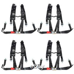 For Polaris RZR XP S 4 1000 PAIR 4 Pack Seat Belt Harness 4 Point 2 Padded US