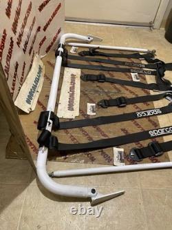 For Toyota Celica 1994-2005 Braum BRHB-48WG Racing Harness Bar Kit, White Gloss