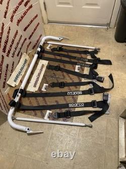 For Toyota Celica 1994-2005 Braum BRHB-48WG Racing Harness Bar Kit, White Gloss