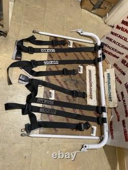For Toyota Celica 1994-2005 Braum BRHB-48WG Racing Harness Bar Kit, White Gloss