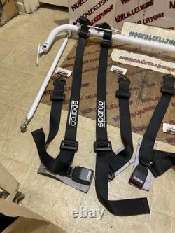 For Toyota Celica 1994-2005 Braum BRHB-48WG Racing Harness Bar Kit, White Gloss