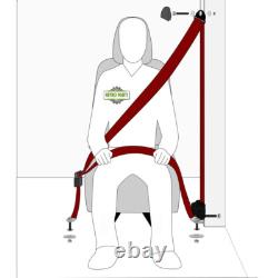 Front Automatic Seat Belt For Mitsubishi L400 Delica Space Gear 1995 Shape Red
