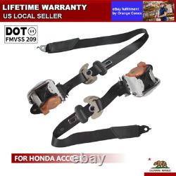 Front Driver And Passenger Side Seat Belt For 2013-2017 Honda Accord Retractor