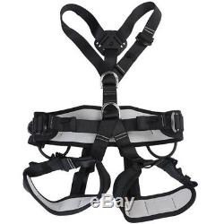 Full Body Harness Seat Belt Sit Bust for Outdoor Rock Climbing Rappelling