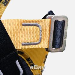 Full Body Rock Climbing High Work Rappelling Safety Harness Seat Belt Equip