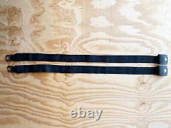GM Black Retractor Seat Belts 68-72 Chevy Olds Pontiac GTO Nova Chevelle Impala
