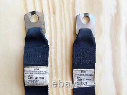 GM Black Retractor Seat Belts 68-72 Chevy Olds Pontiac GTO Nova Chevelle Impala