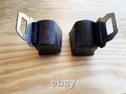 GM Black Retractor Seat Belts 68-72 Chevy Olds Pontiac GTO Nova Chevelle Impala