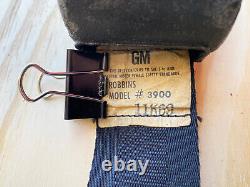 GM Black Retractor Seat Belts 68-72 Chevy Olds Pontiac GTO Nova Chevelle Impala