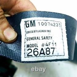 GM OEM Medium Dark Gray Pair Seat Belts 10074230 10074231 For 82-88 J Platform