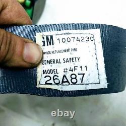 GM OEM Medium Dark Gray Pair Seat Belts 10074230 10074231 For 82-88 J Platform