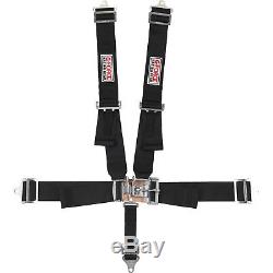 G-FORCE 6000BK 5-Point SFI Racing Harness Racing Seat Belts Black SFI