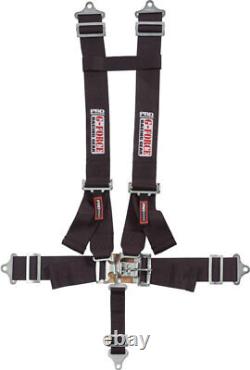 G-Force 6030BK H-Type Harness Set Pull- Down Blk Pro Series Seat Belt Retractor