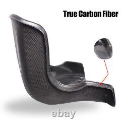 Go Kart Seat True Carbon Fiber+4 Point 2 Quick Release Safety Seat Belt Harness