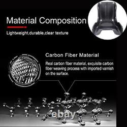 Go Kart Seat True Carbon Fiber+4 Point 2 Quick Release Safety Seat Belt Harness