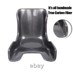 Go Kart Seat True Carbon Fiber+4 Point 2 Quick Release Safety Seat Belt Harness
