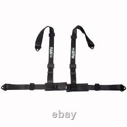 Go Kart Seat True Carbon Fiber+4 Point 2 Quick Release Safety Seat Belt Harness