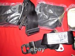 Grumman 4 place Seat Belt & Shoulder harness ship set, re-web and certified