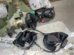 HMMWV FRONT & REAR Seat Belt Kit Basic Armor X Door SLANTBACK M1025 M1026 M1045