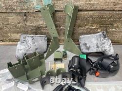 HMMWV FRONT & REAR Seat Belt Kit Basic Armor X Door SLANTBACK M1025 M1026 M1045