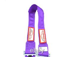 Hans Race U Harness All Wrap Belt Sfi 16.1 5 Point 3 Cam Lock Seat Belt Purple