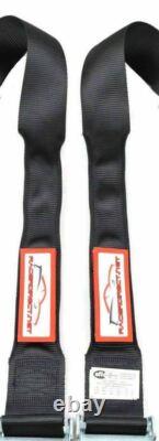 Head & Neck Restraint Seat Belt Racing Harness Sfi 16.1 Pull Up Laps Snap Anchor