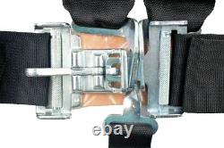 Head & Neck Restraint Seat Belt Racing Harness Sfi 16.1 Pull Up Laps Snap Anchor
