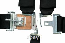 Head & Neck Restraint Seat Belt Racing Harness Sfi 16.1 Pull Up Laps Snap Anchor