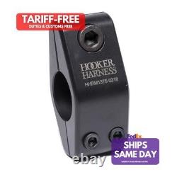 Hooker Harness HHRM1375S-1015, One Black Steel Mount Clamp Sprint Seat Belt Stee
