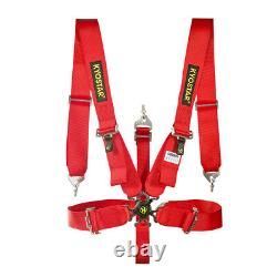 KYOSTAR 3 inch 5-Point Cam Lock Quick Release Racing Seat Belt Harness 3 Colors