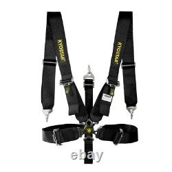 KYOSTAR 3 inch 5-Point Cam Lock Quick Release Racing Seat Belt Harness 3 Colors