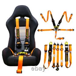 KYOSTAR 5-Point Camlock Quick Release Racing Seat Belt Safety Harness Drift Car