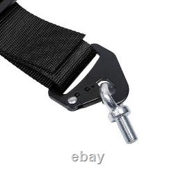 KYOSTAR Black Universal 5-Point Camlock Quick Release Racing Seat Belt Harness