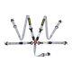 KYOSTAR Grey Cam Lock Carbon Fiber Quick Release Seat Belt Safety Harness 5pt