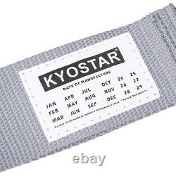 KYOSTAR Grey Cam Lock Carbon Fiber Quick Release Seat Belt Safety Harness 5pt